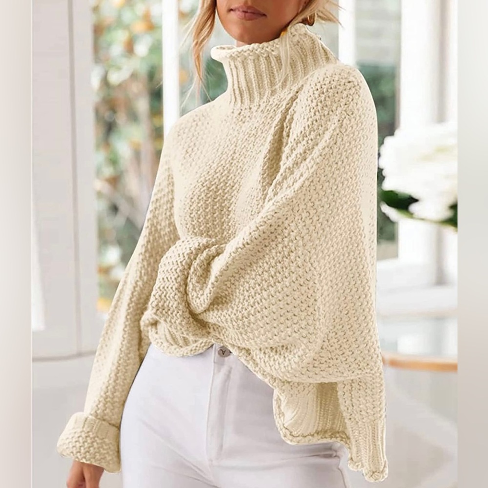 Brand new- woman’s pullover knitted turtleneck sweater.